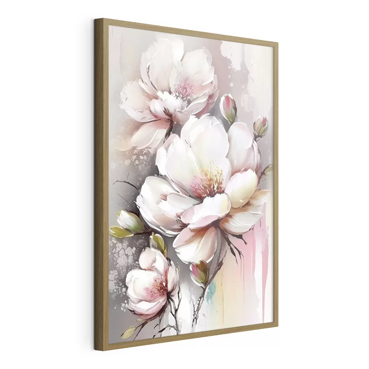 Poster Flores en tonos pastel f35925