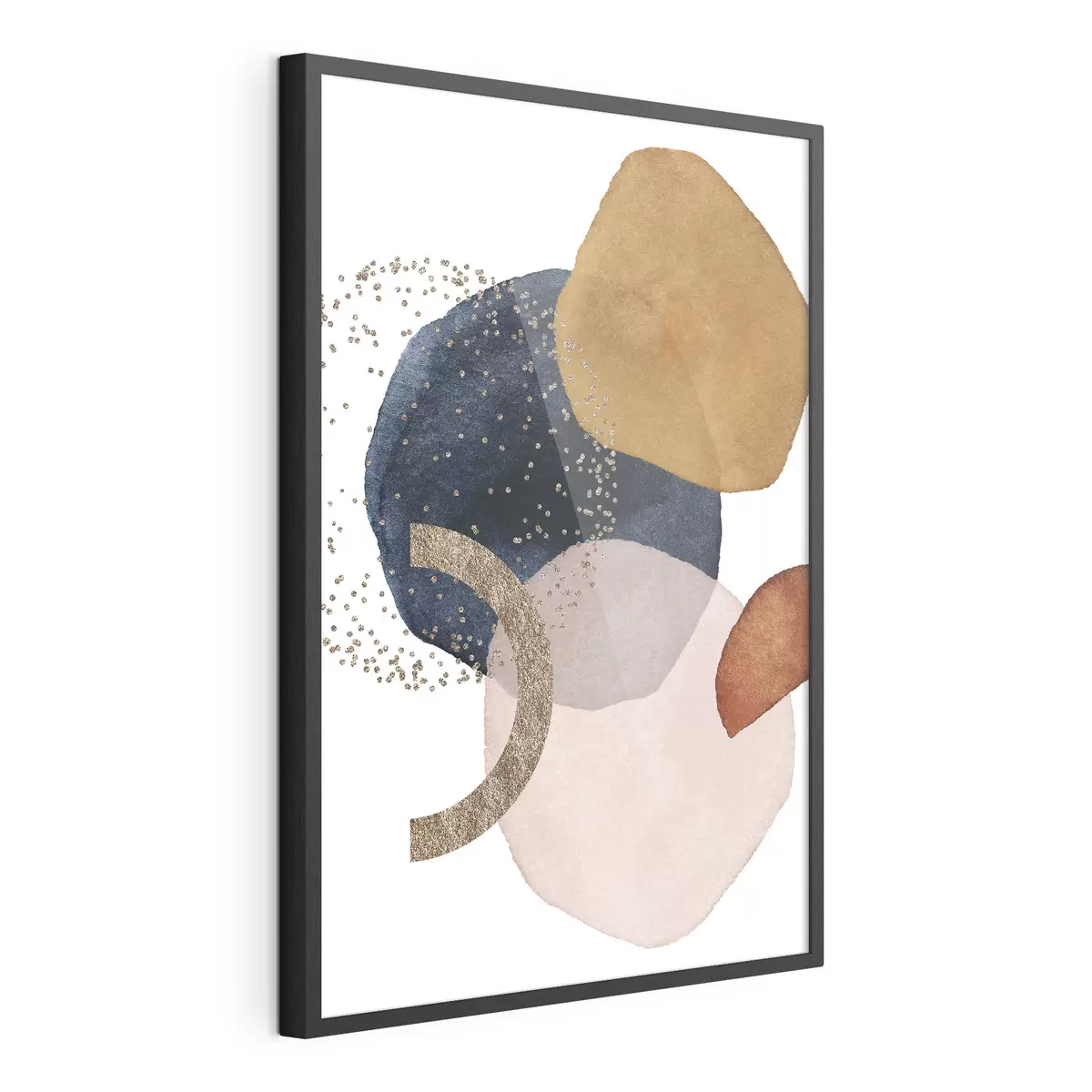 Poster Formas abstractas en colores cálidos f35955