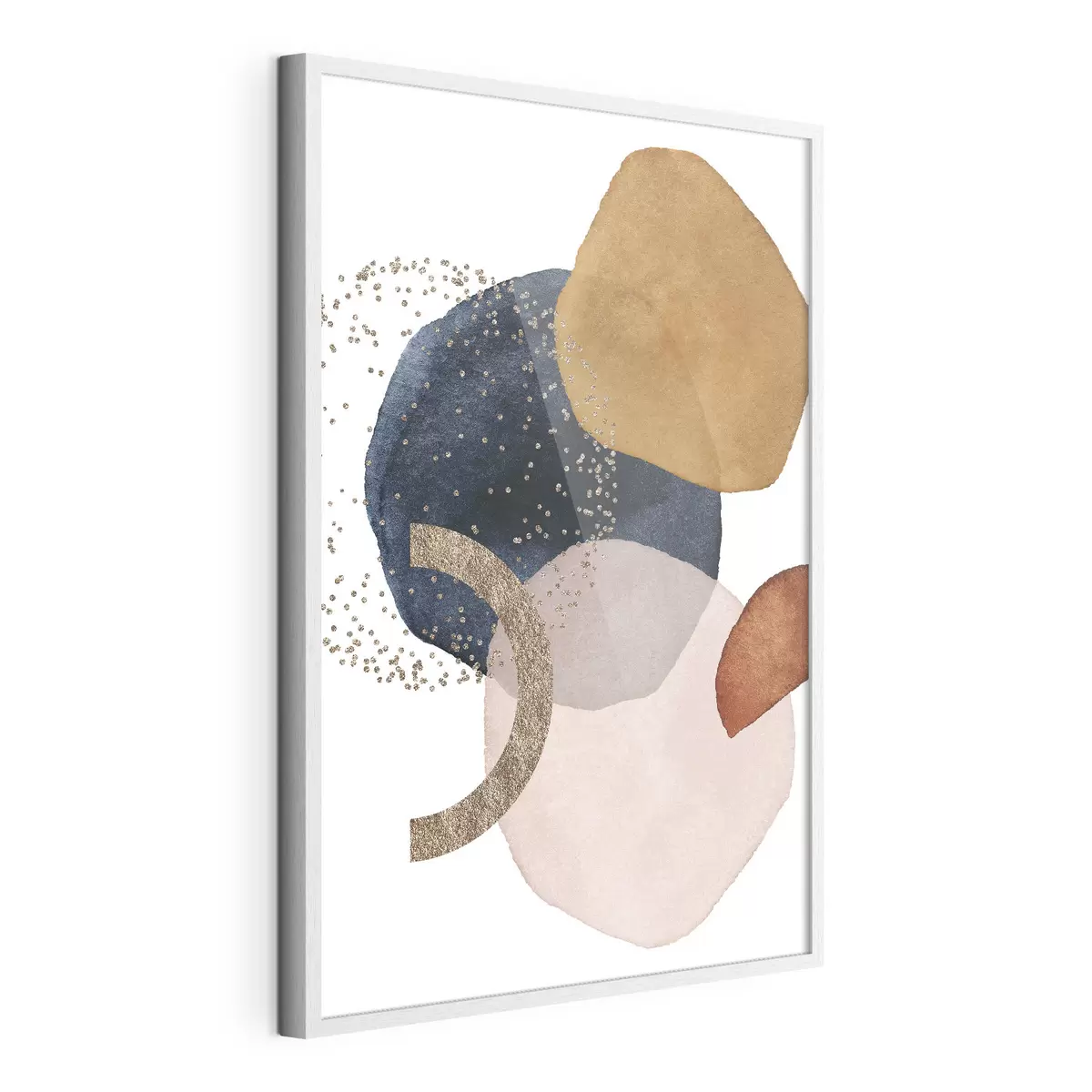 Poster Formas abstractas en colores cálidos f35955