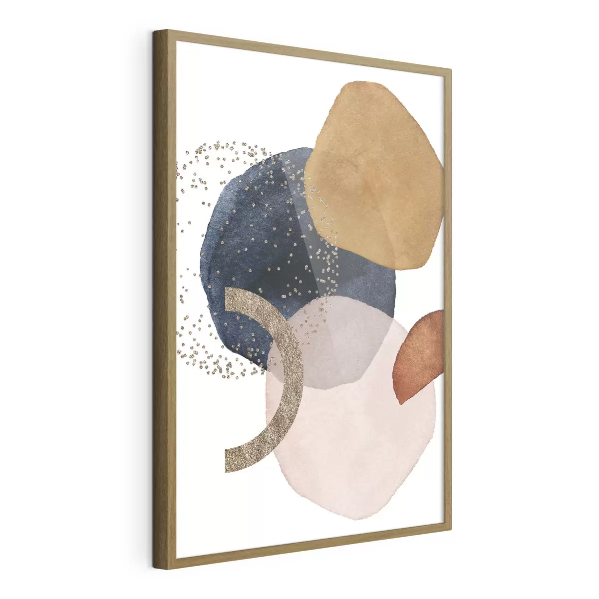 Poster Formas abstractas en colores cálidos f35955