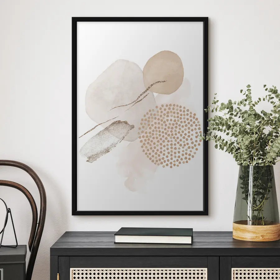 murales de pared Formas elegantes en tonos suaves f35990