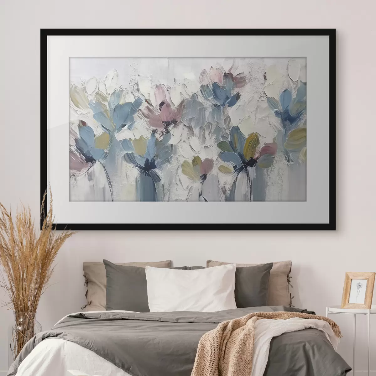 Poster Ramo azul y rosa f36195