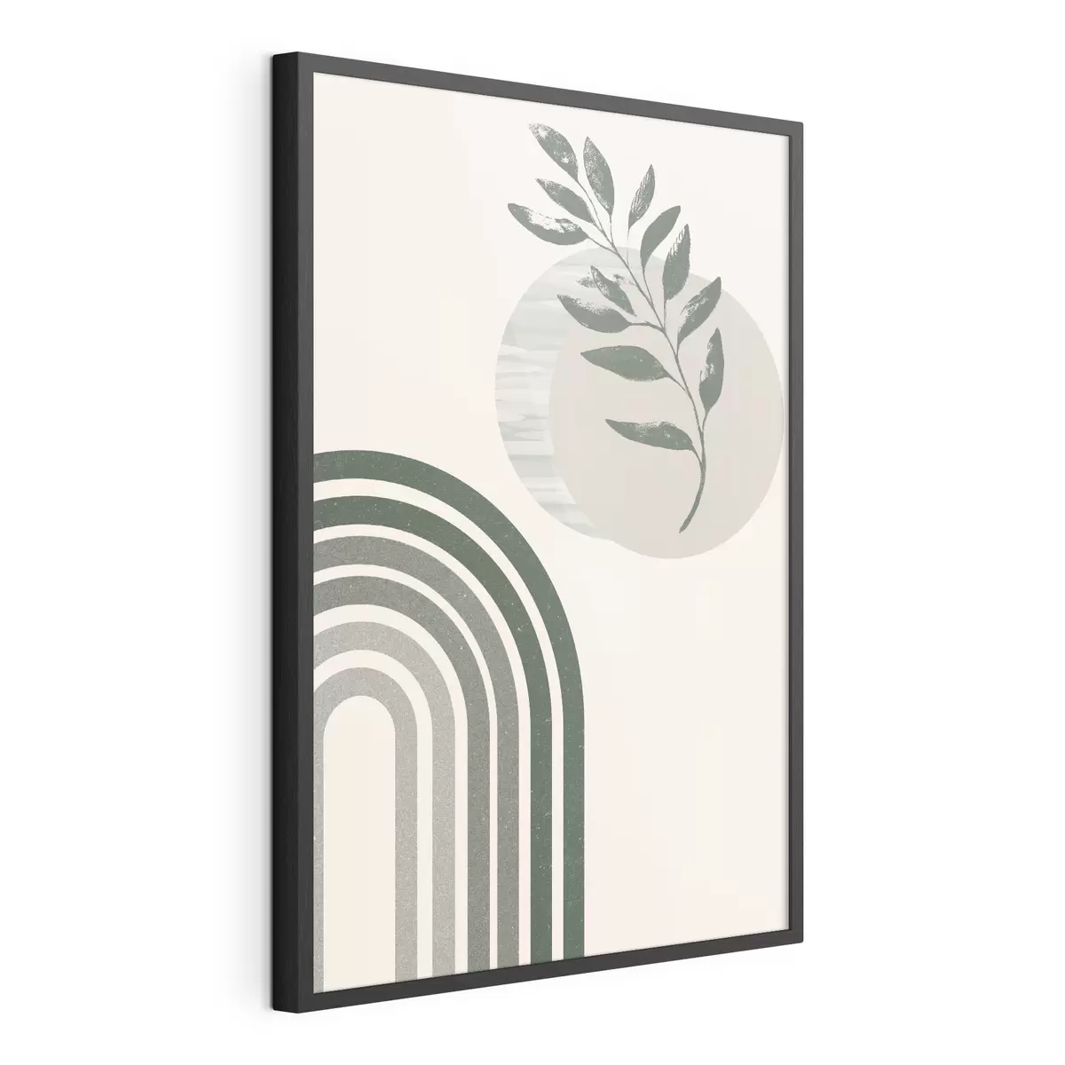 Poster Arco verde y ramita f36176