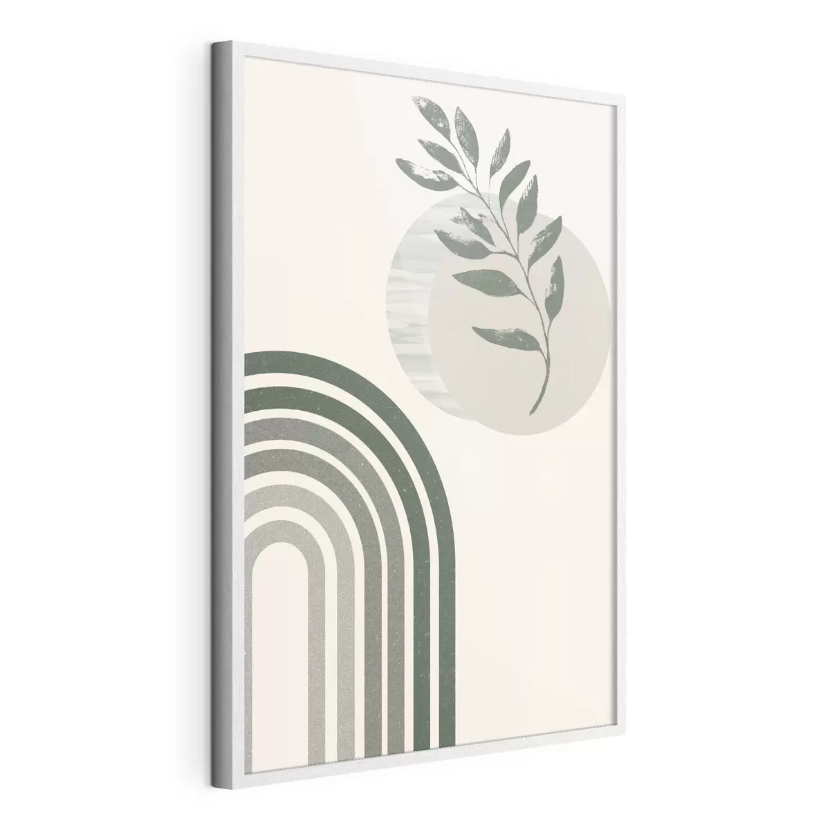 Poster Arco verde y ramita f36176