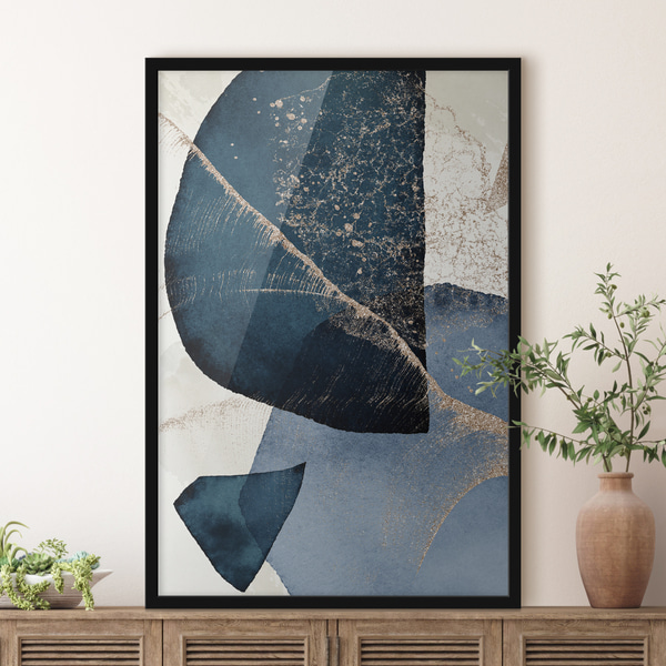 Formas abstractas en colores relajantes