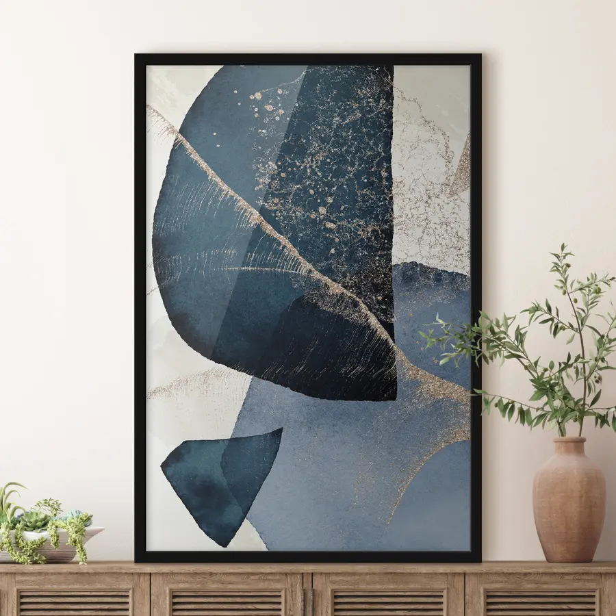 murales de pared Formas abstractas en colores relajantes f36151