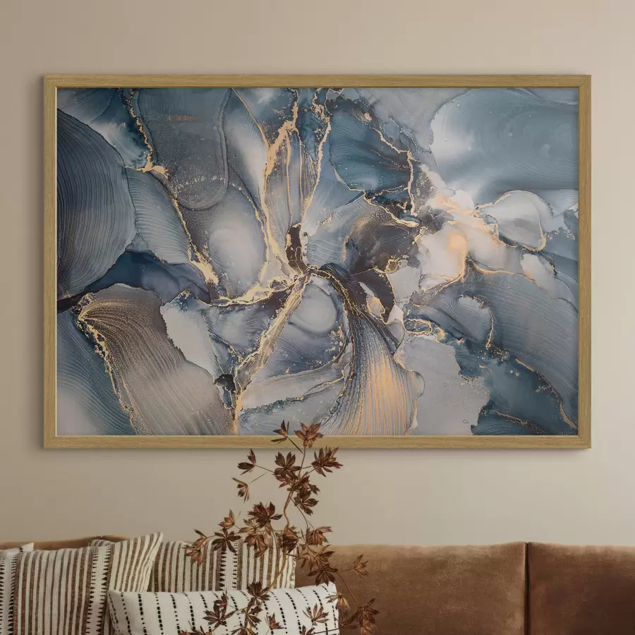 murales de pared Alquimia azul f36042