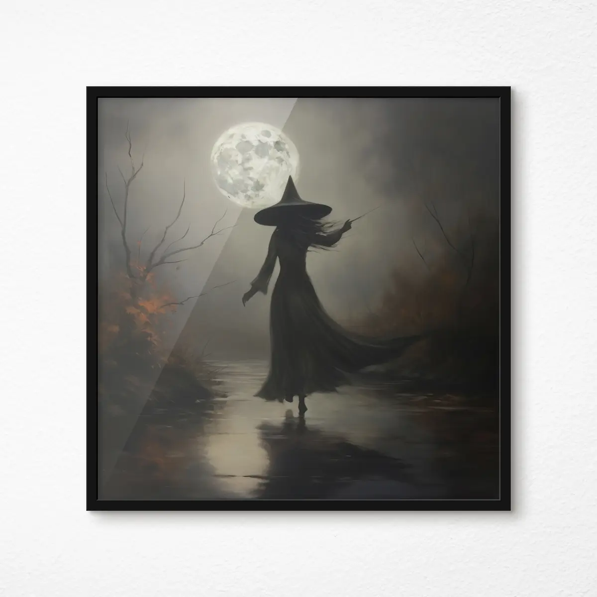 Poster Noche encantadora bajo la luna llena f35970