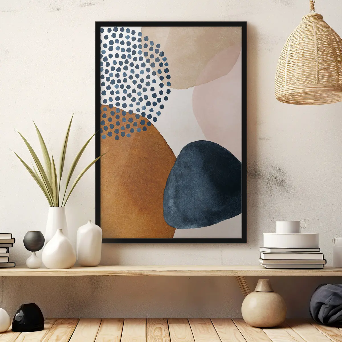 Poster Formas y texturas abstractas y coloridas f35957