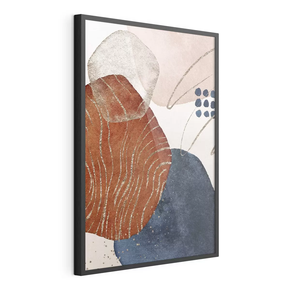 Poster Formas abstractas en tonos tierra f35956