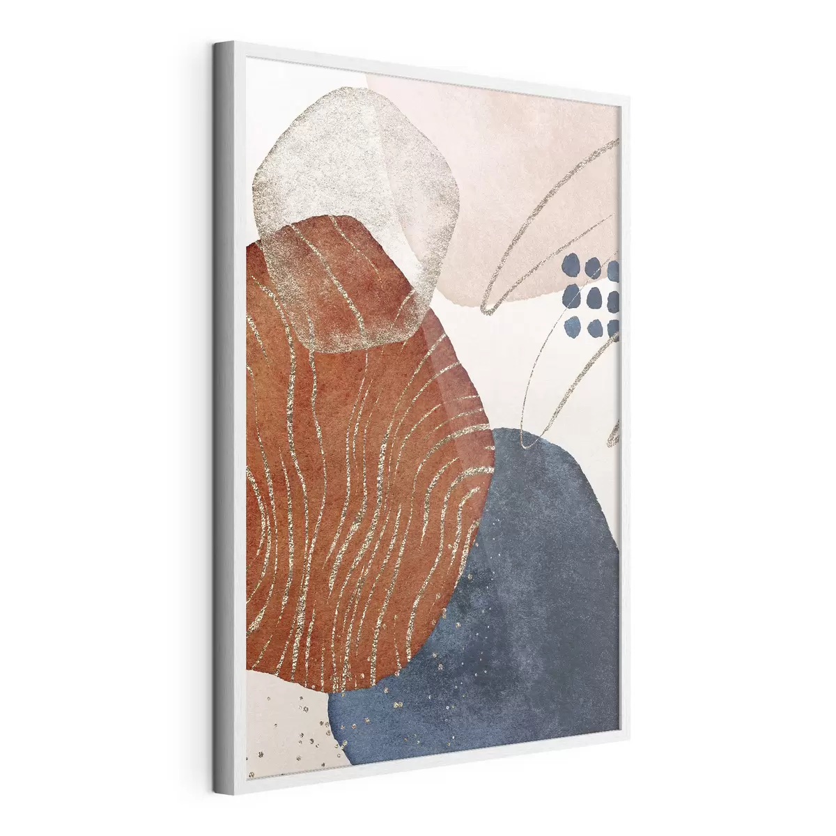 Poster Formas abstractas en tonos tierra f35956