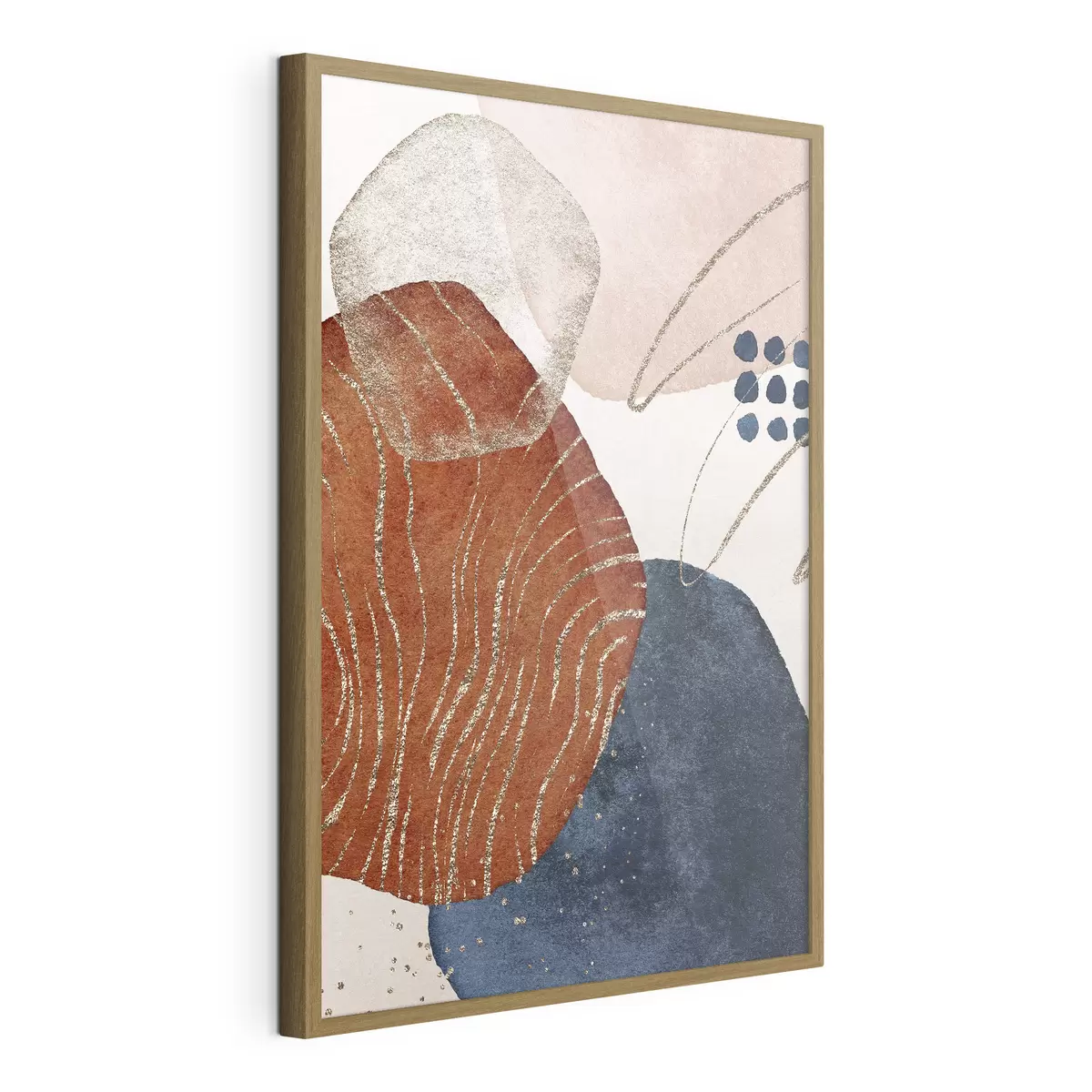 Poster Formas abstractas en tonos tierra f35956