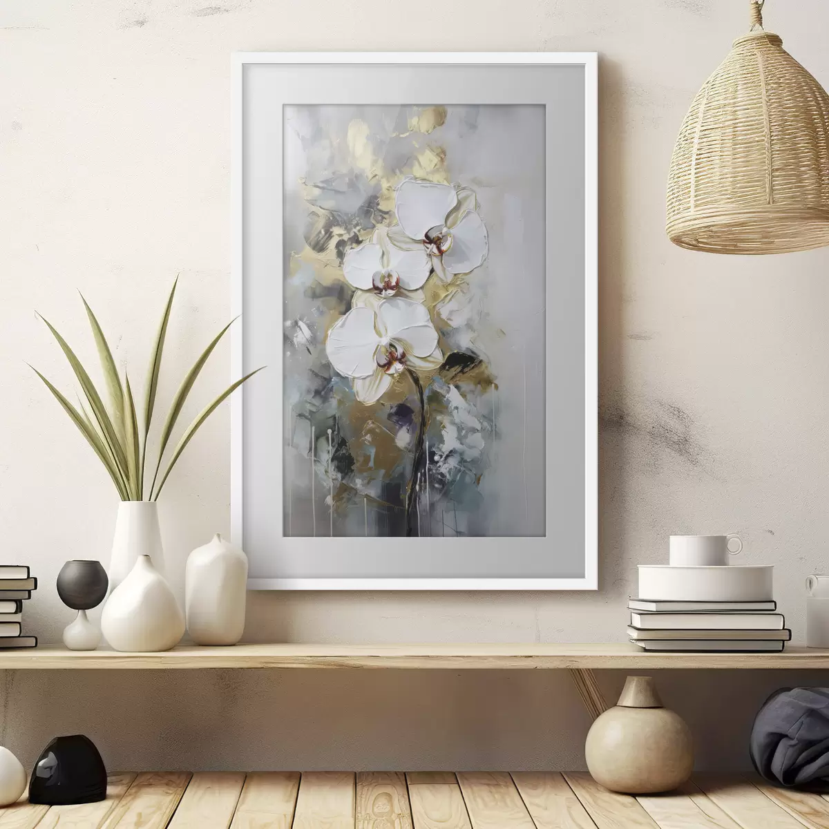 Poster Orquídeas en luz fría f35904