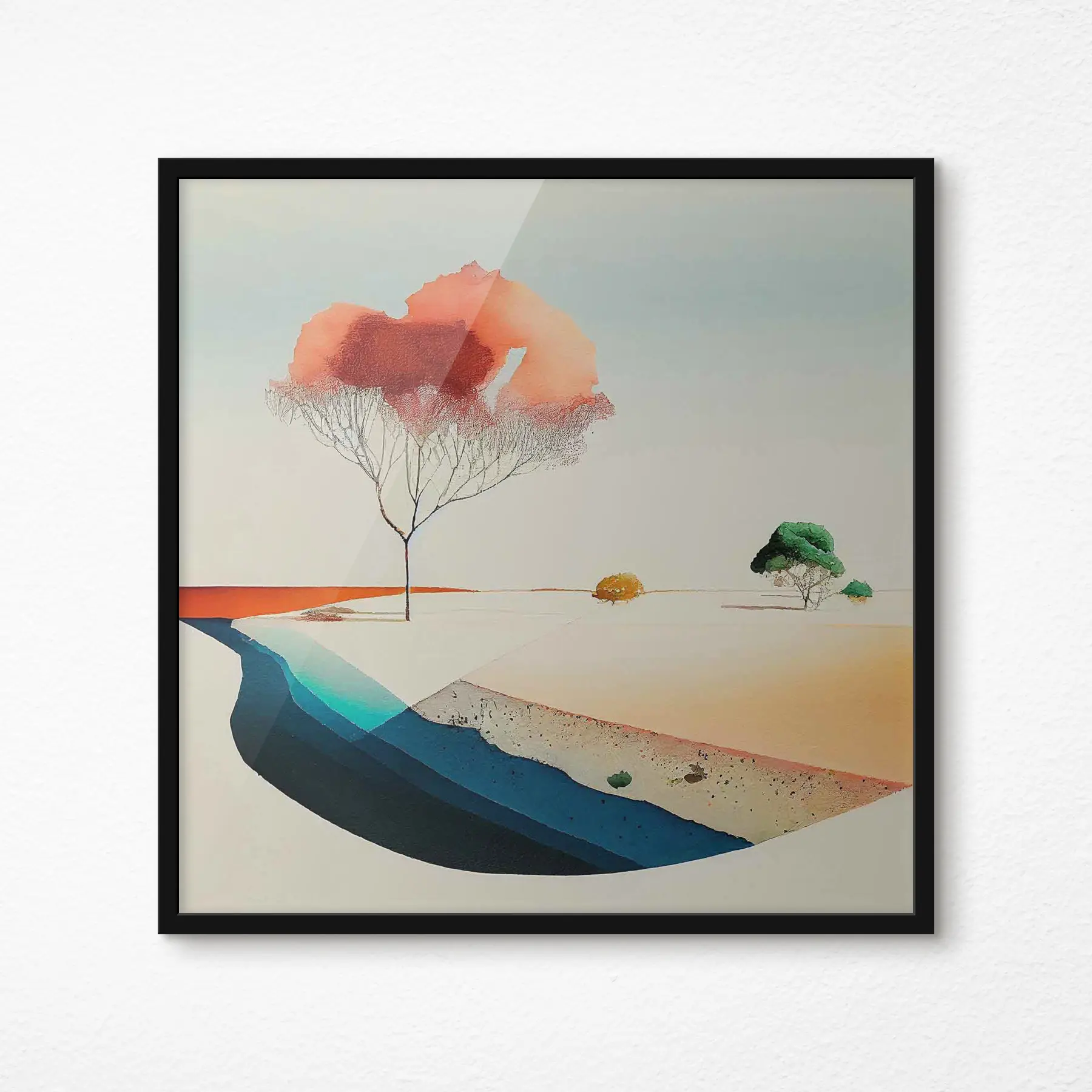 murales de pared Árboles solitarios f35709