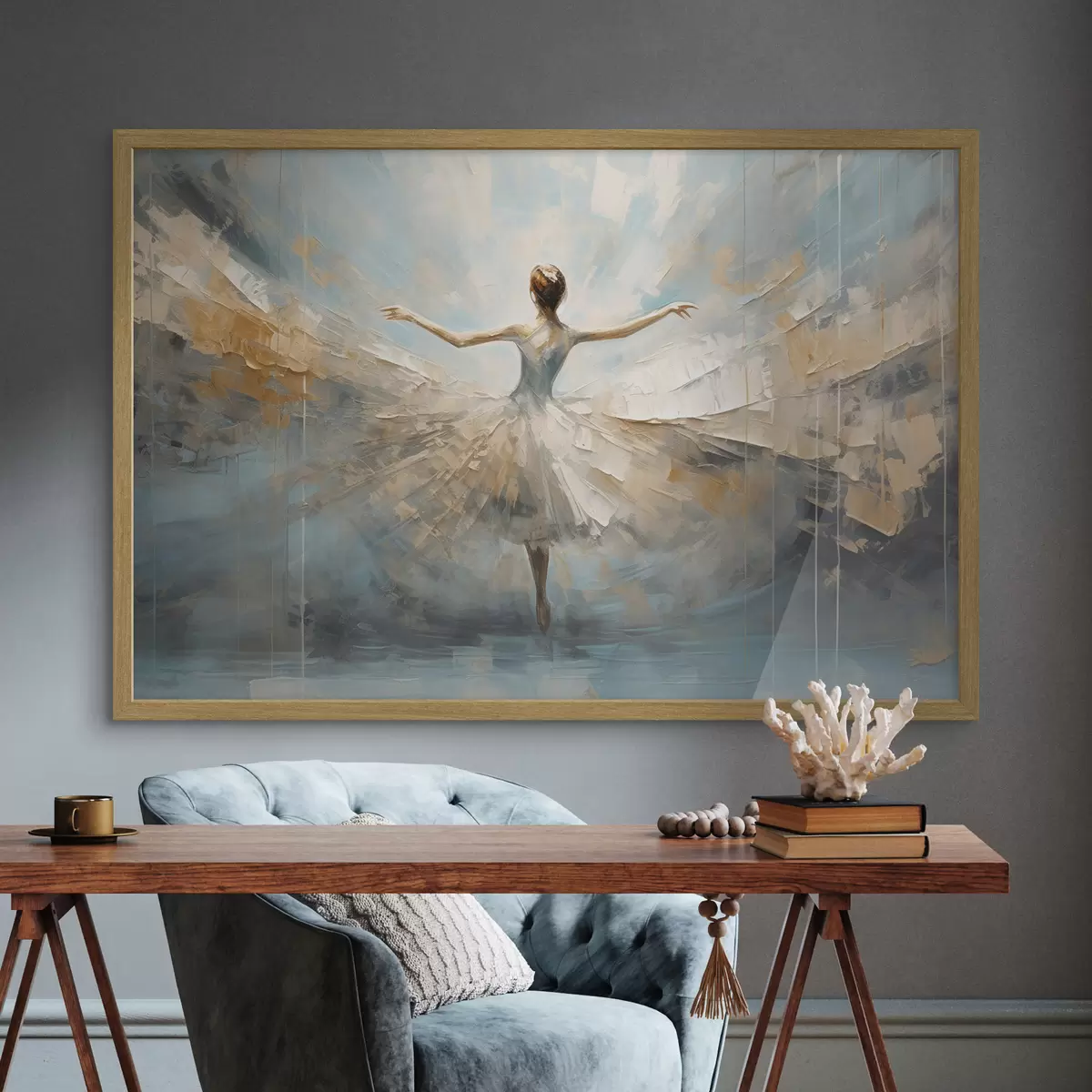 Poster Bailarina en la luz f35538