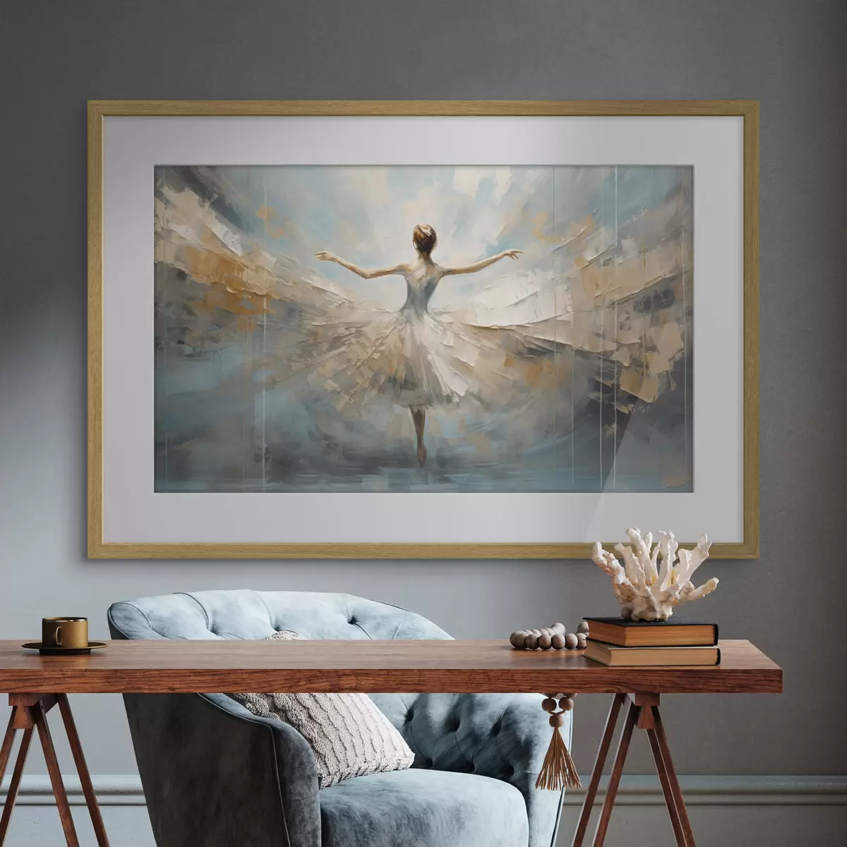 Poster Bailarina en la luz f35538