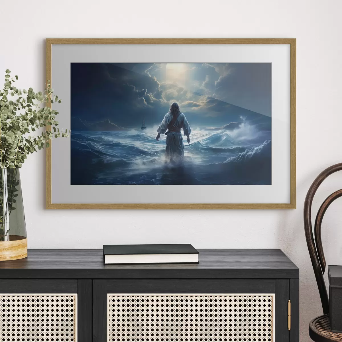 Poster Cristo en la tormenta f35357