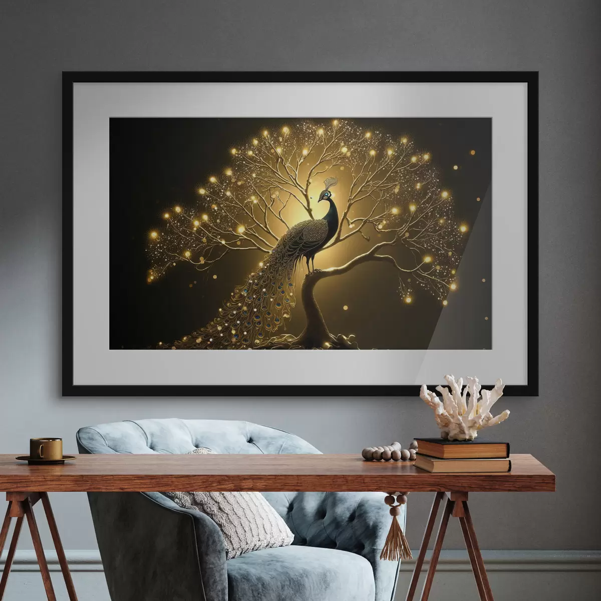 Poster El pavo real de las estrellas f34876