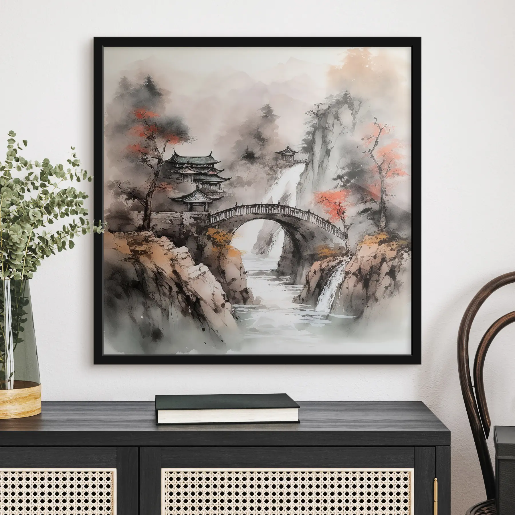 murales de pared Serenidad en el suave abrazo de la naturaleza f34627