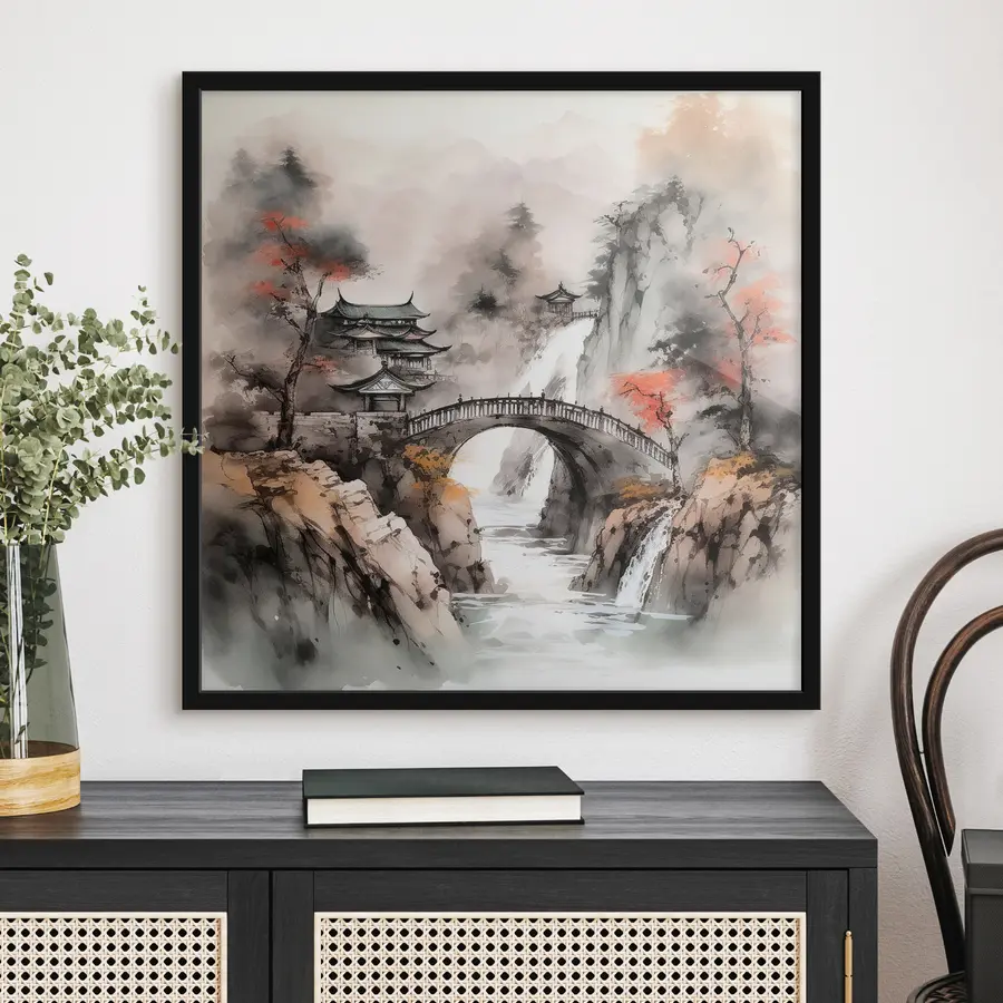 murales de pared Serenidad en el suave abrazo de la naturaleza f34627