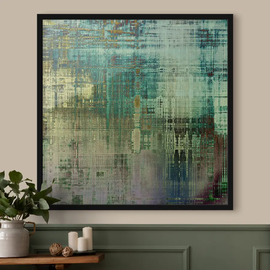 murales de pared Fondo grunge con diferentes patrones de color f34626