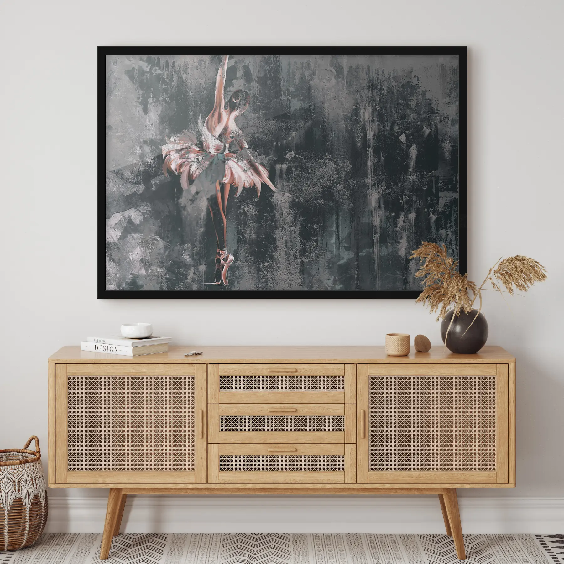 murales de pared Movimiento elegante en la expresión artística f34608