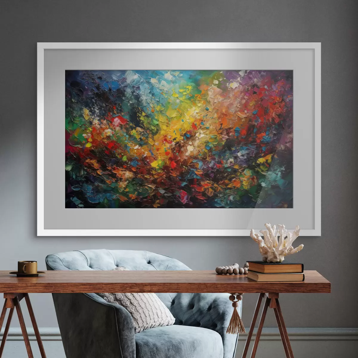 Poster El color florece f34451