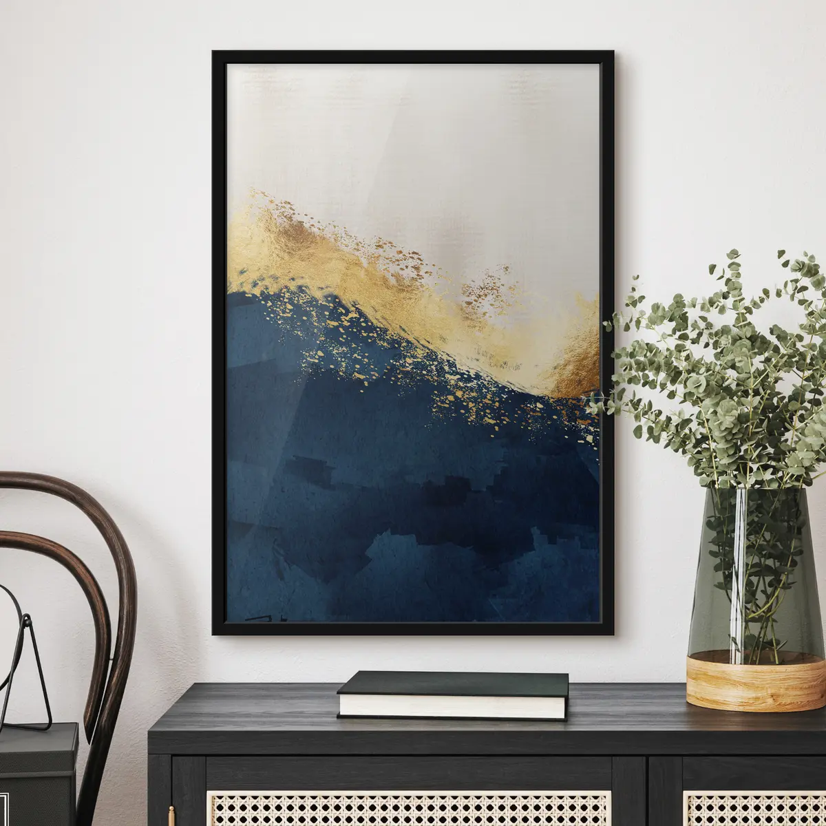 Poster Elegantes ondas de color y textura f34212