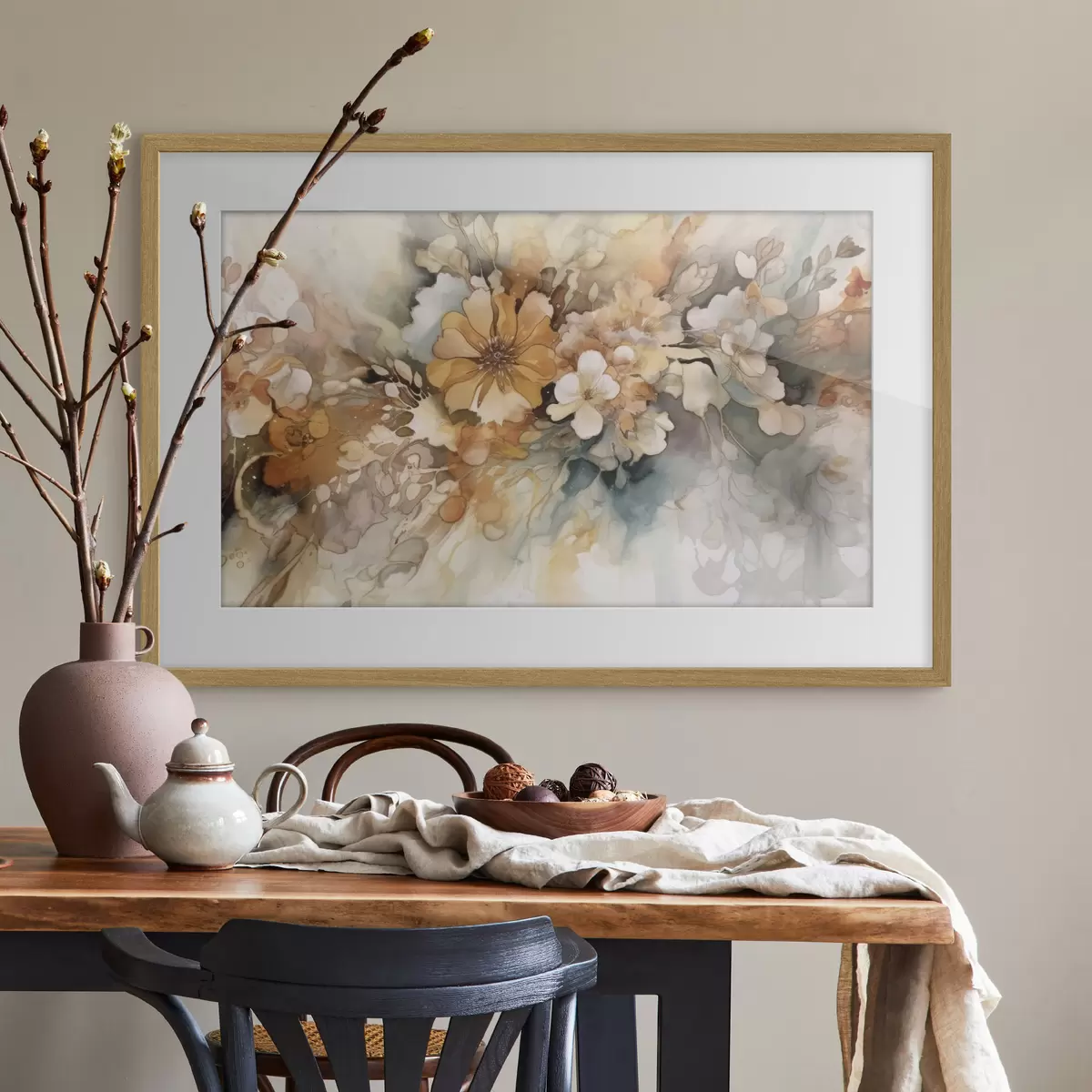 Poster Ternura de ocre f34202