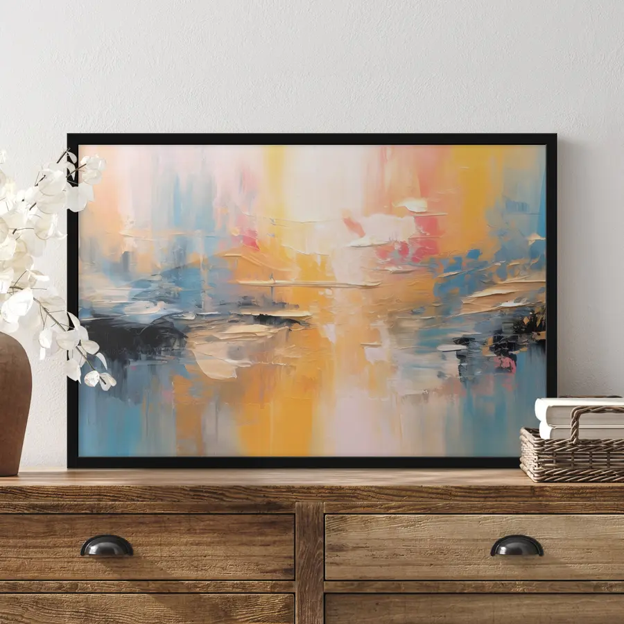 murales de pared Colores vibrantes que se mezclan en armonía f34192