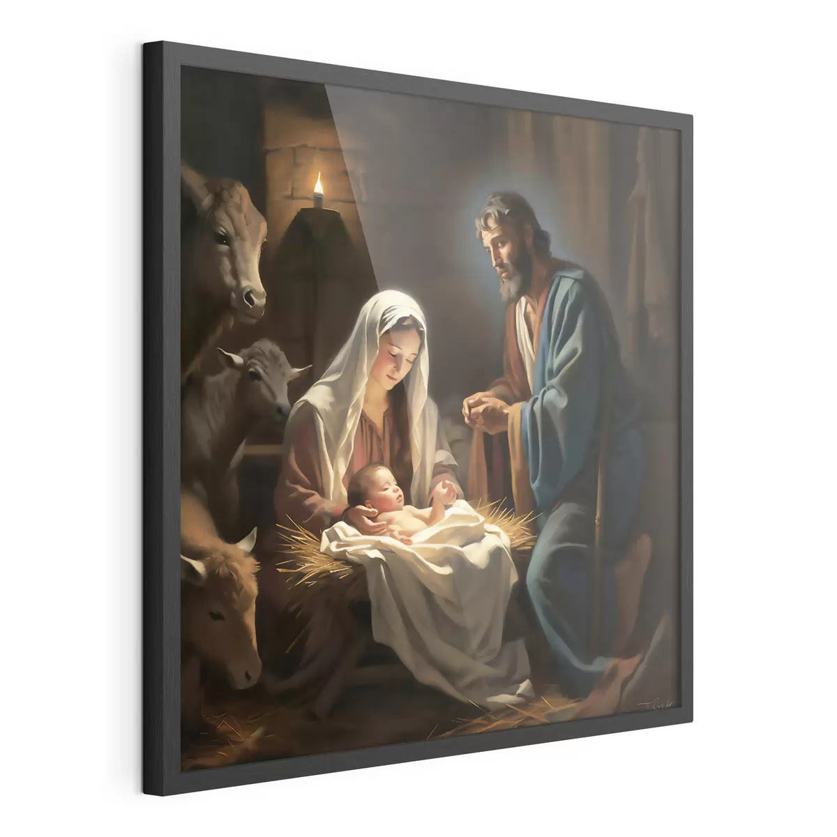 Poster Sagrada Familia de noche f33488