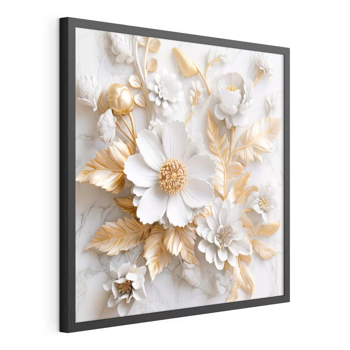Poster Elegante arreglo floral en tonos suaves f32778
