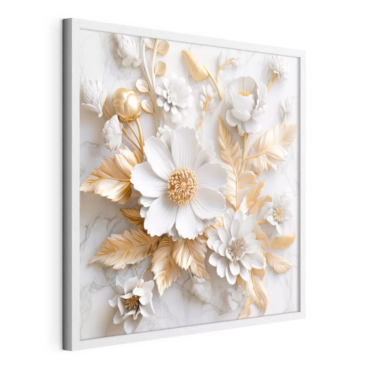 Poster Elegante arreglo floral en tonos suaves f32778