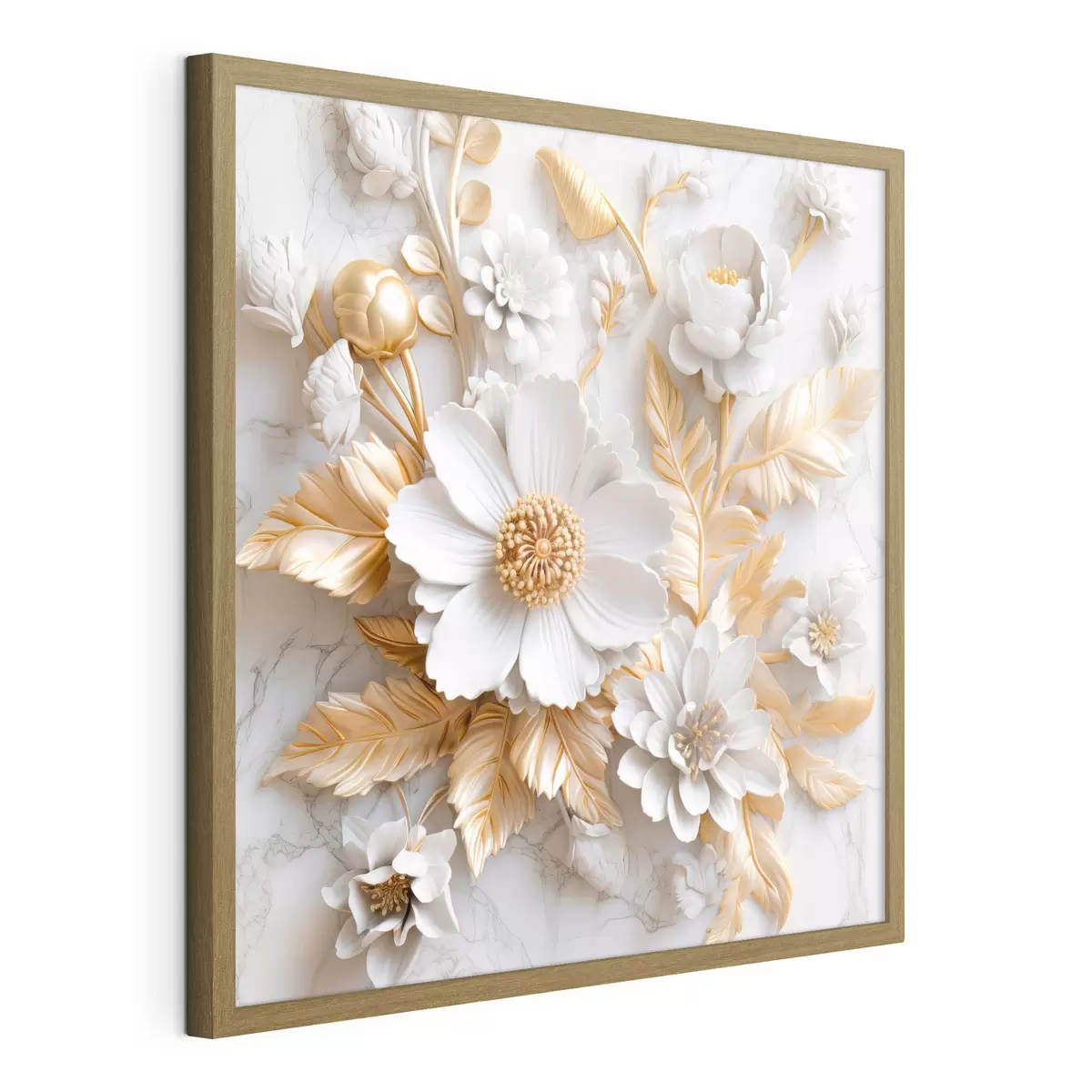 Poster Elegante arreglo floral en tonos suaves f32778