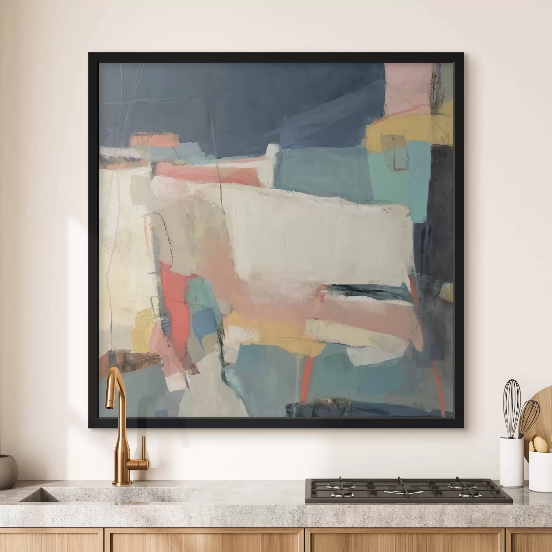 murales de pared Abstracción, pinceladas f32446