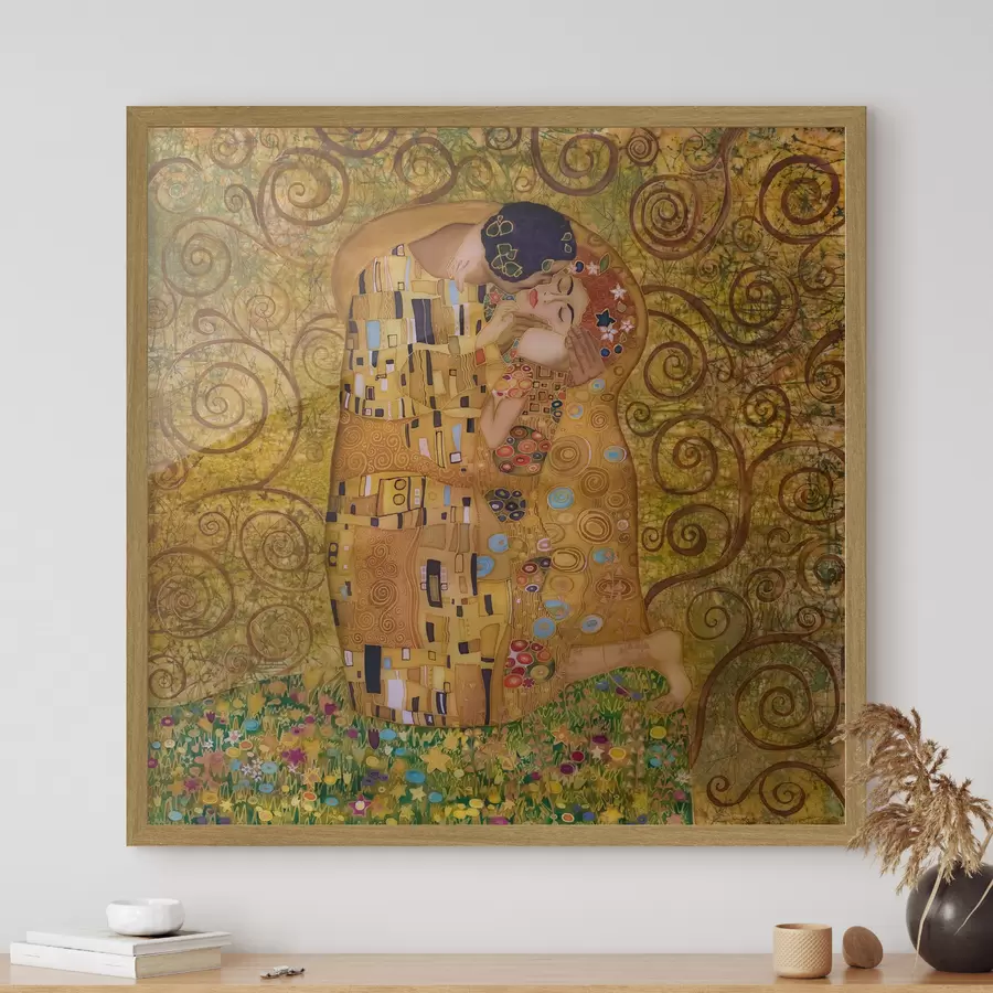 murales de pared El beso de Klimt f27031
