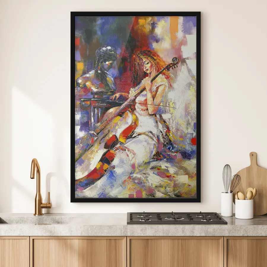 murales de pared Melodía y color en perfecta armonía f16795