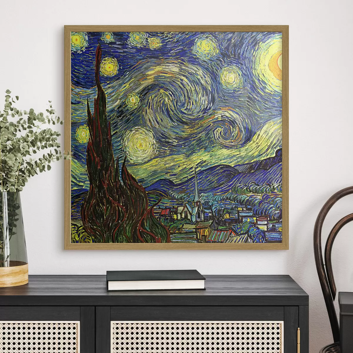 Poster Noche estrellada, Vincent van Gogh f15213
