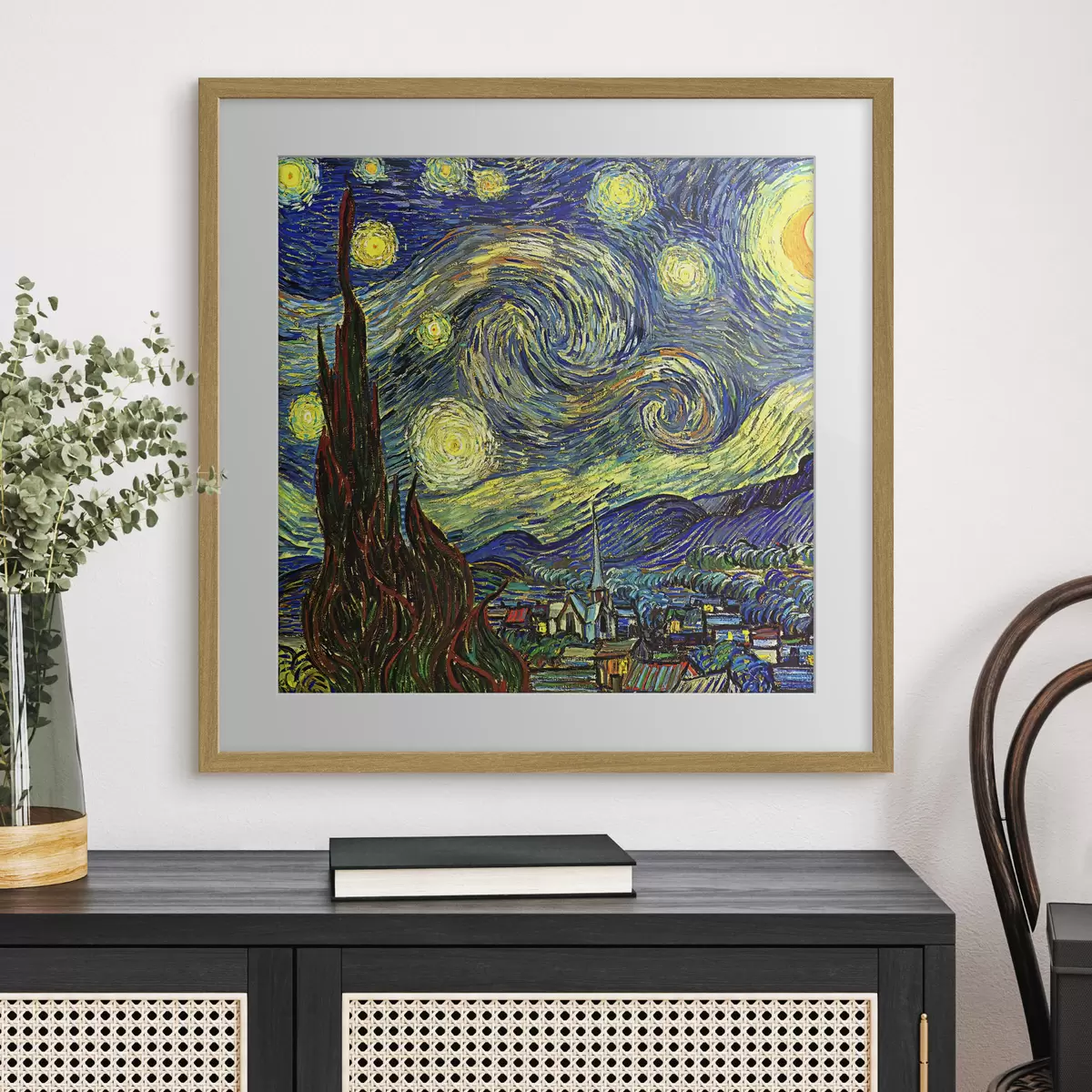 Poster Noche estrellada, Vincent van Gogh f15213
