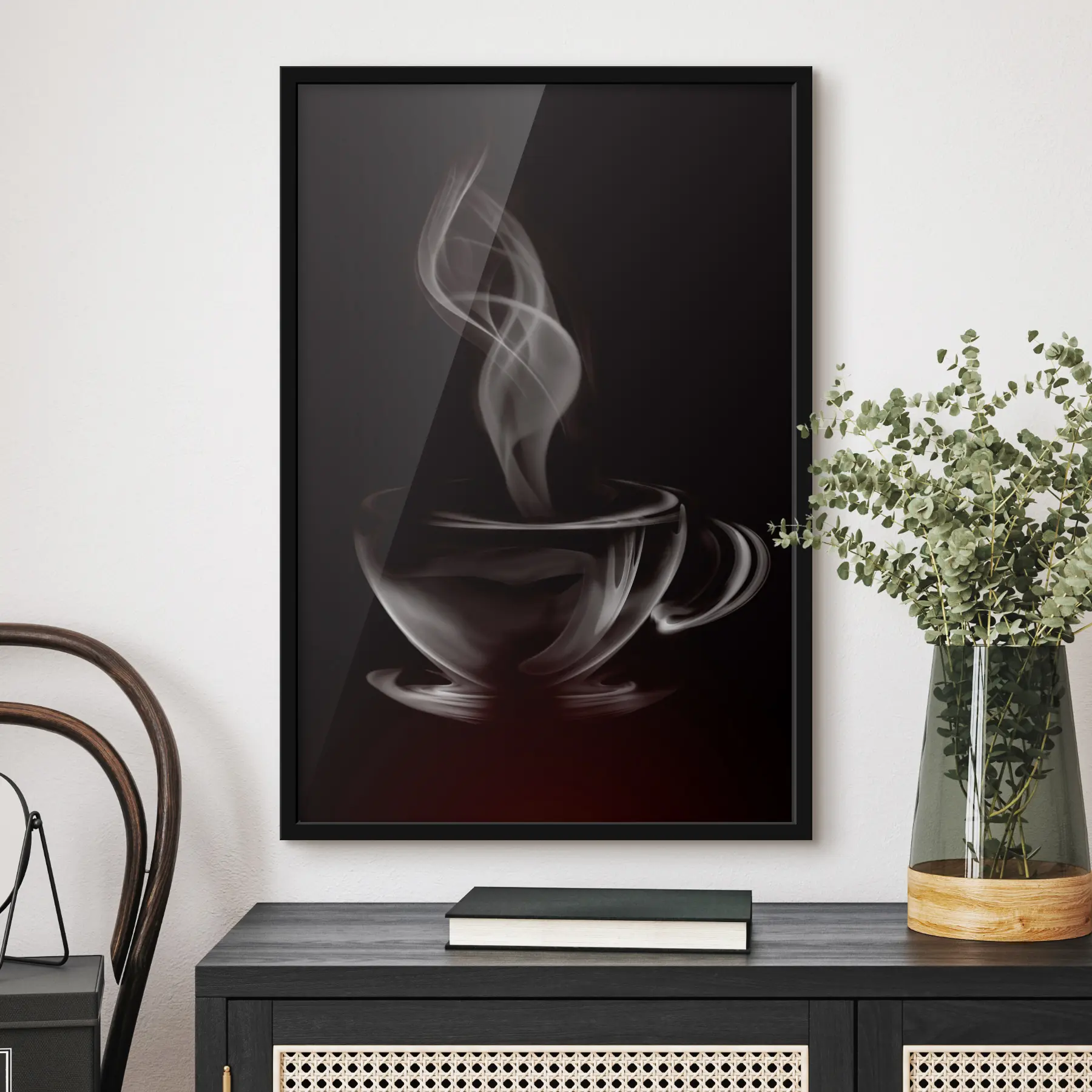 murales de pared Taza humeante de calidez y confort f07459