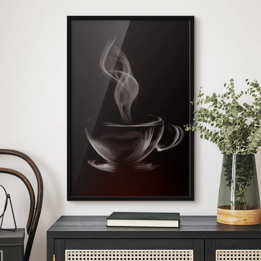 murales de pared Taza humeante de calidez y confort f07459