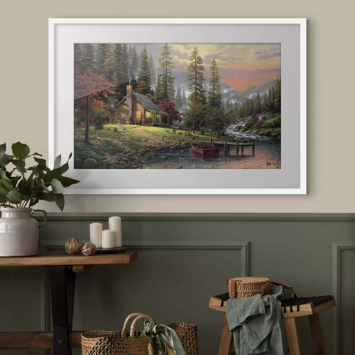 Poster Refugio en el bosque f15556
