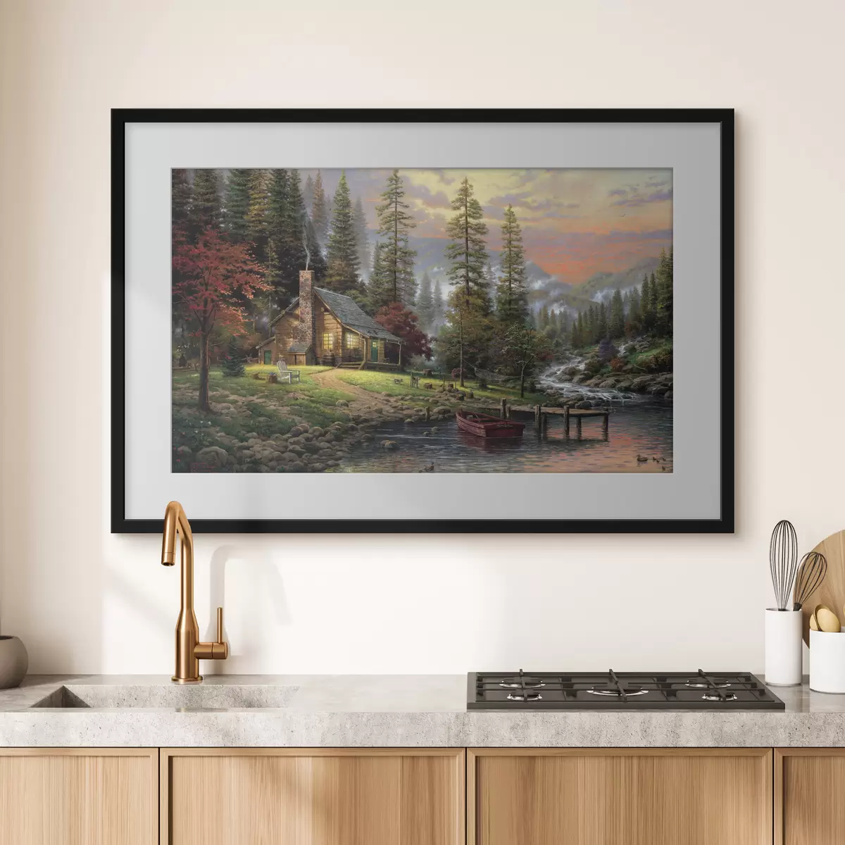 Poster Refugio en el bosque f15556