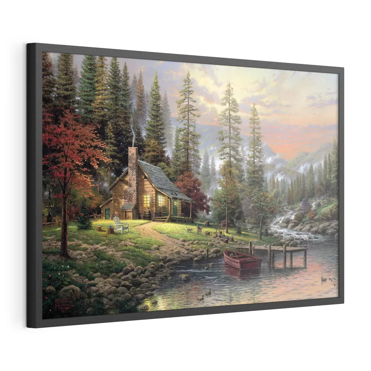 Poster Refugio en el bosque f15556