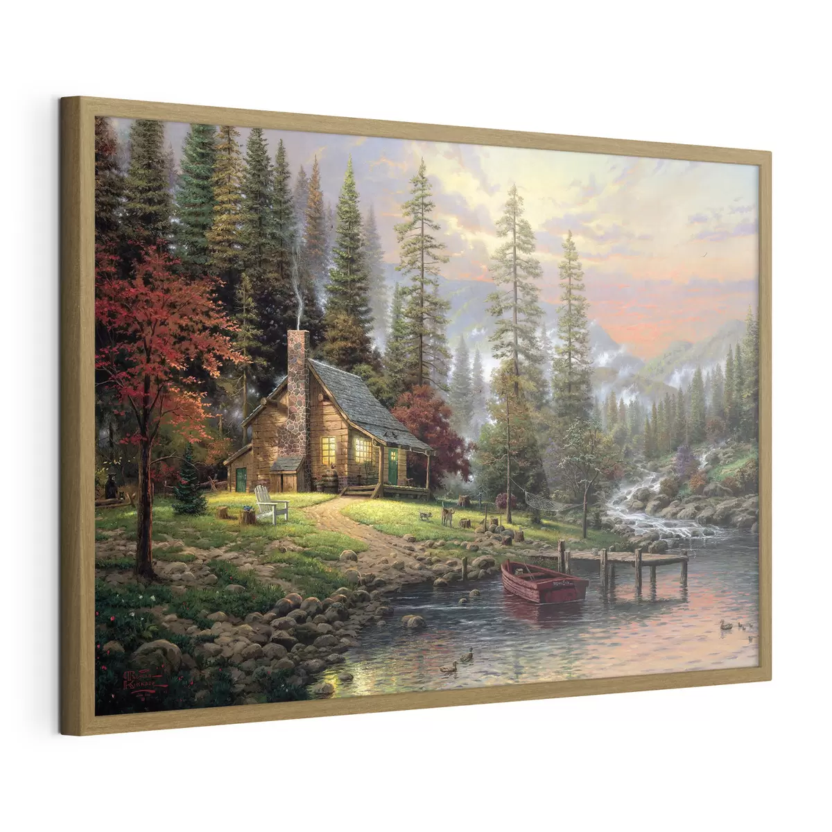 Poster Refugio en el bosque f15556