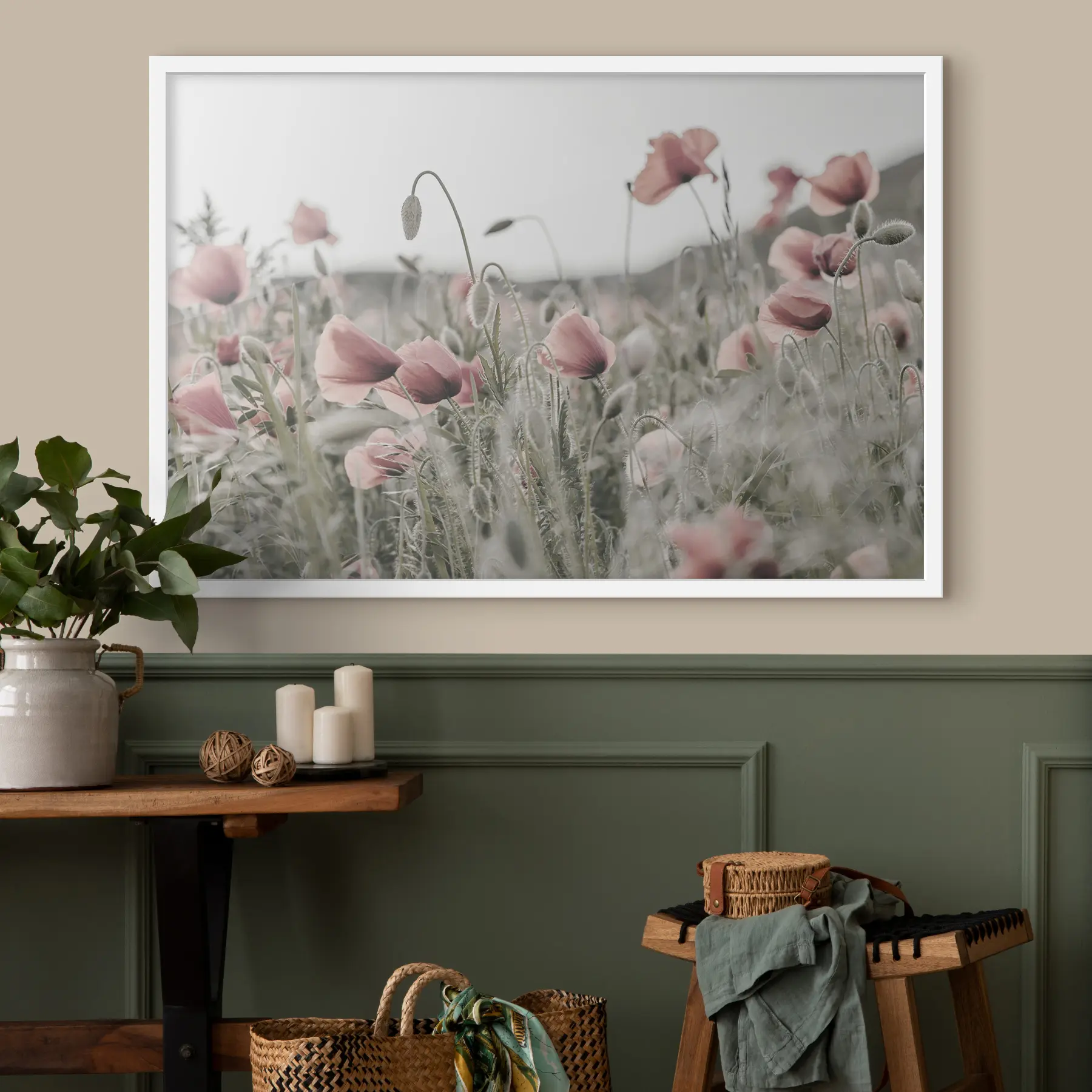 murales de pared Susurros rosados en la brisa f35592