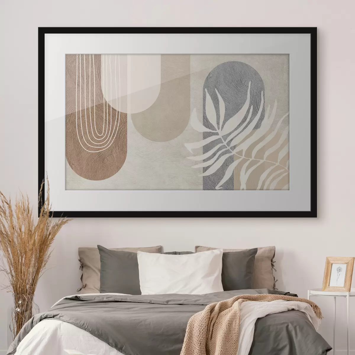 Poster Formas abstractas en tonos tierra f35796