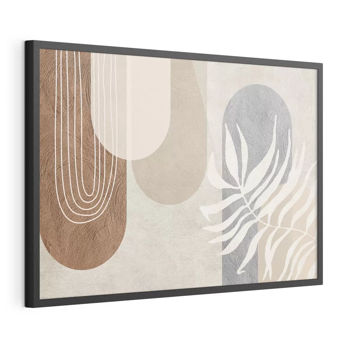 Poster Formas abstractas en tonos tierra f35796