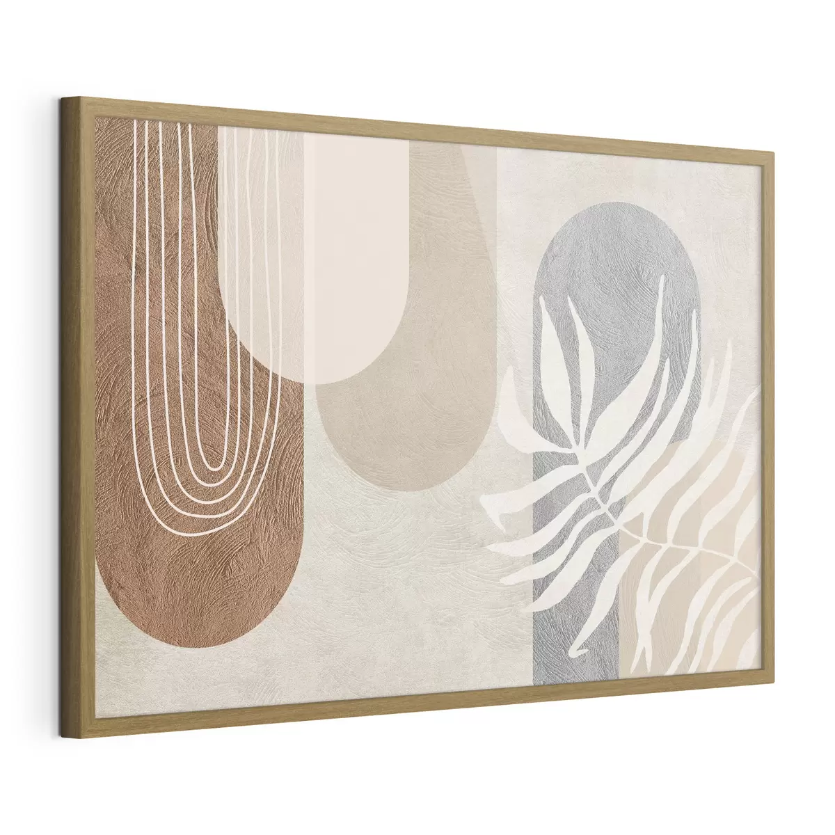 Poster Formas abstractas en tonos tierra f35796