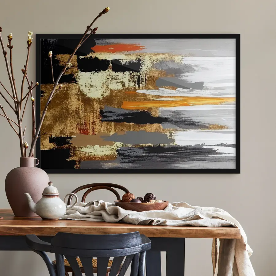 murales de pared Expresión abstracta de colores y formas f36284